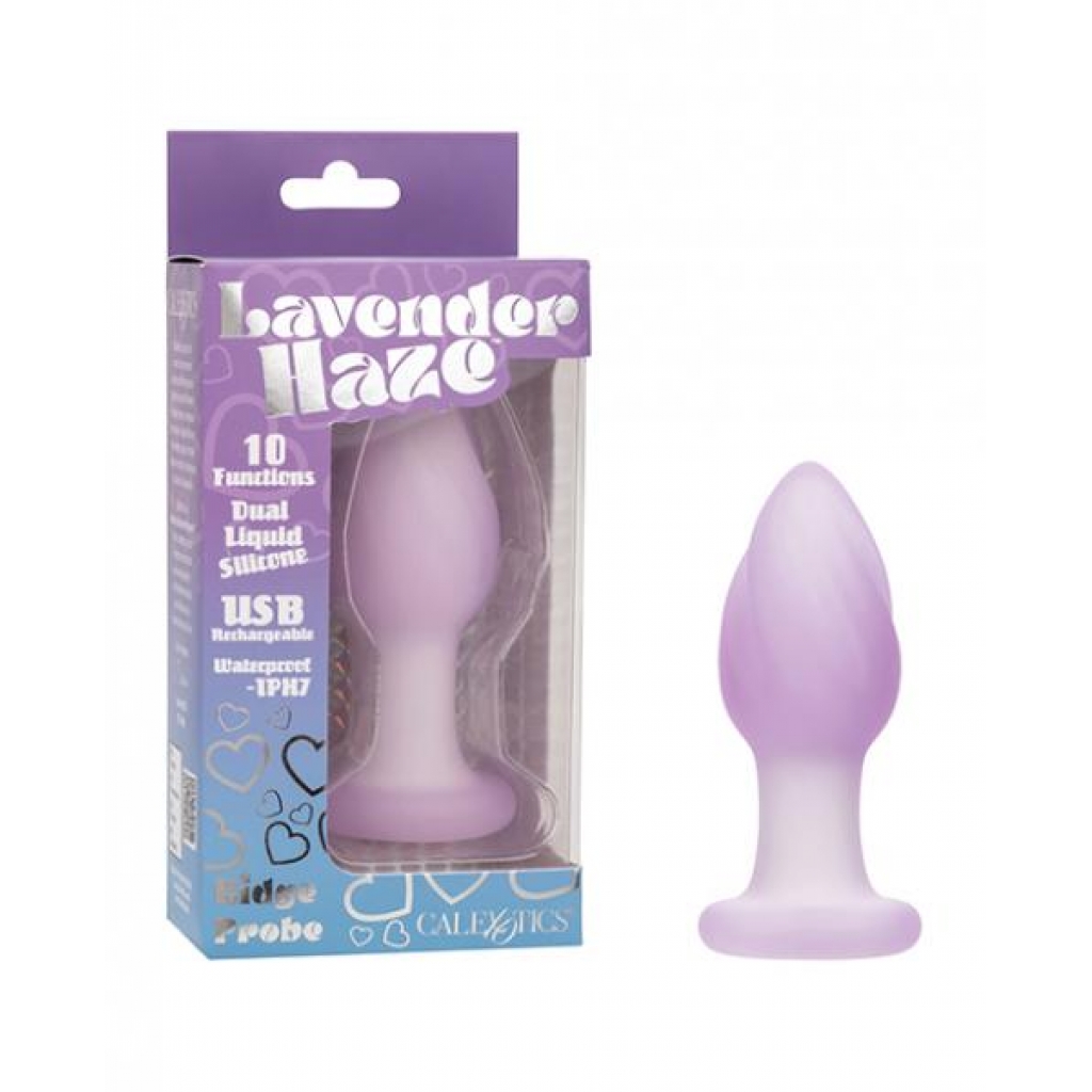 Lavender Haze Ridge Anal Probe - Lavender/White