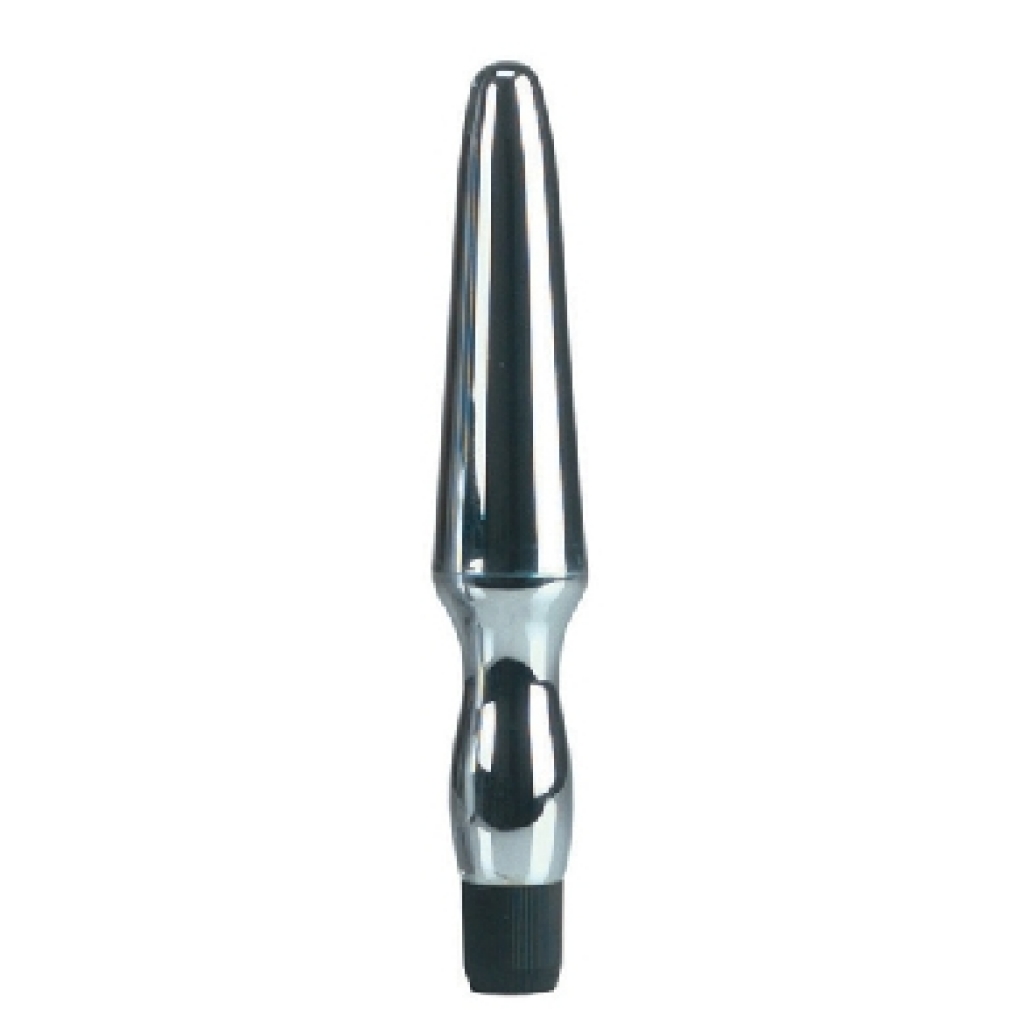 Vibrating Waterproof Anal Probe - Silver