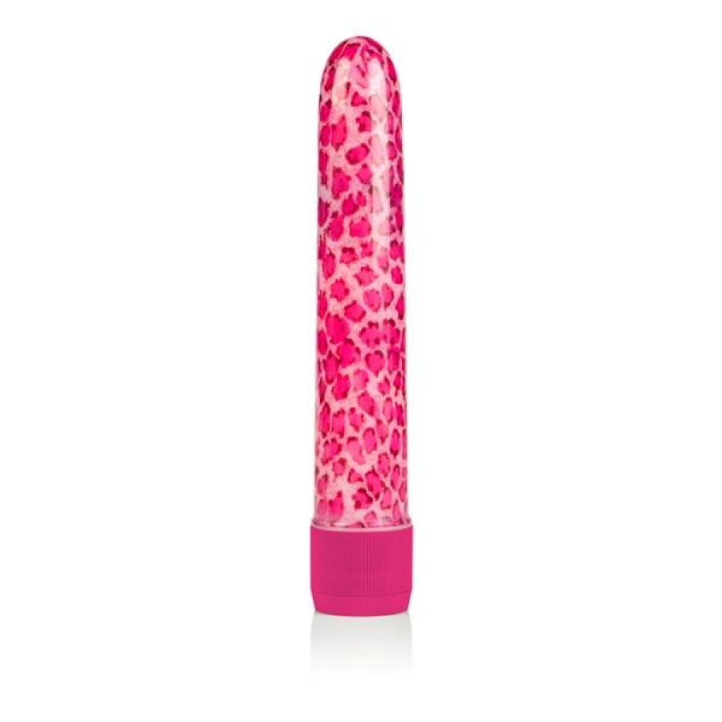 Pink Leopard Waterproof 6.5 Inch Massager