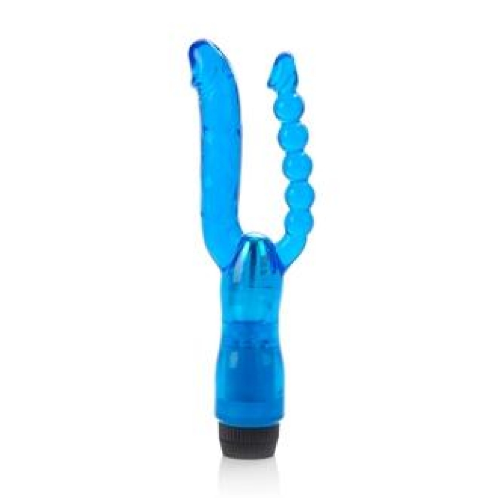 Dual Penetrator Vibrator - Blue for Ultimate Stimulation