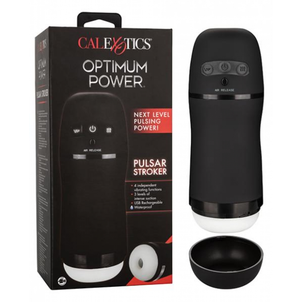 Optimum Power Pulsar Stroker: Advanced Vibrating Masturbator