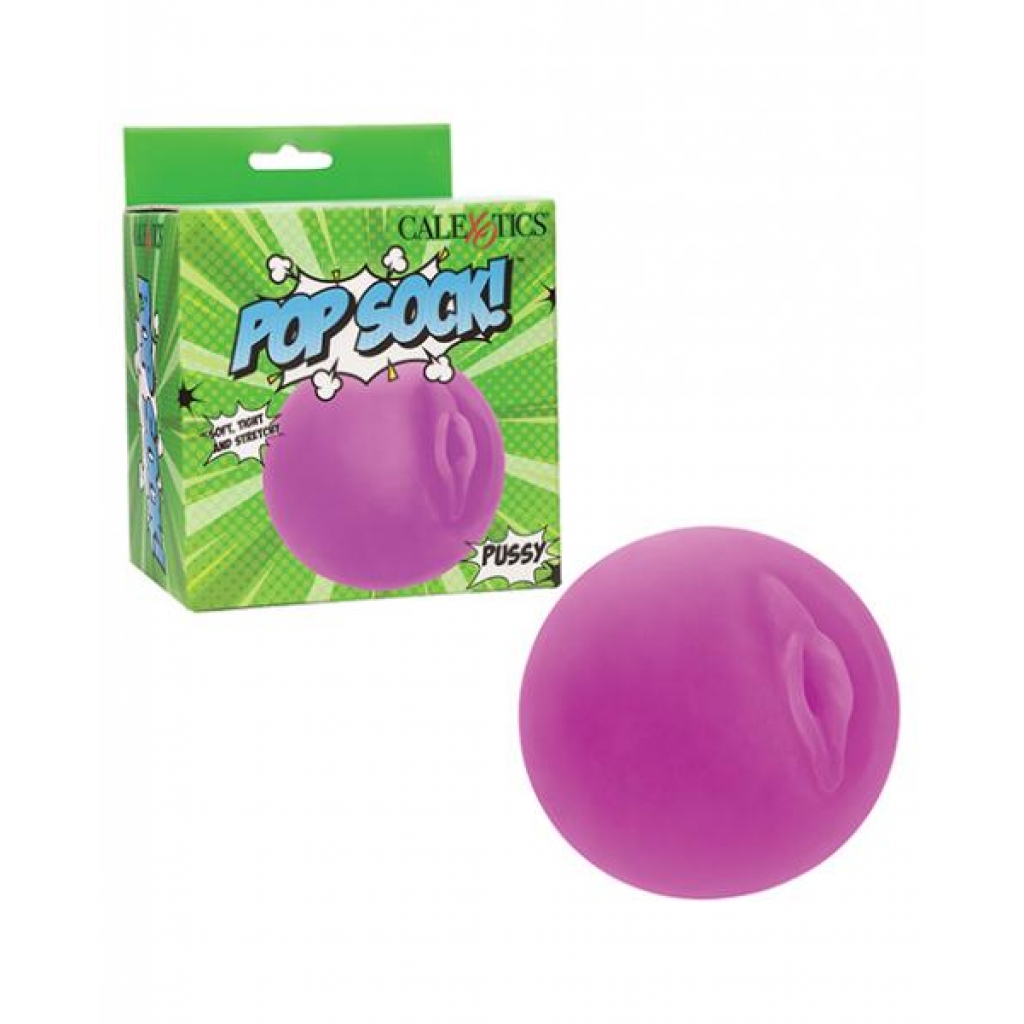 Pop Sock! Pussy Ball Masturbator - Purple