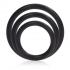 Silicone Support Rings - Black (3 Pack)