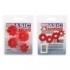 Basic Essentials Set of 4 Rings - Red