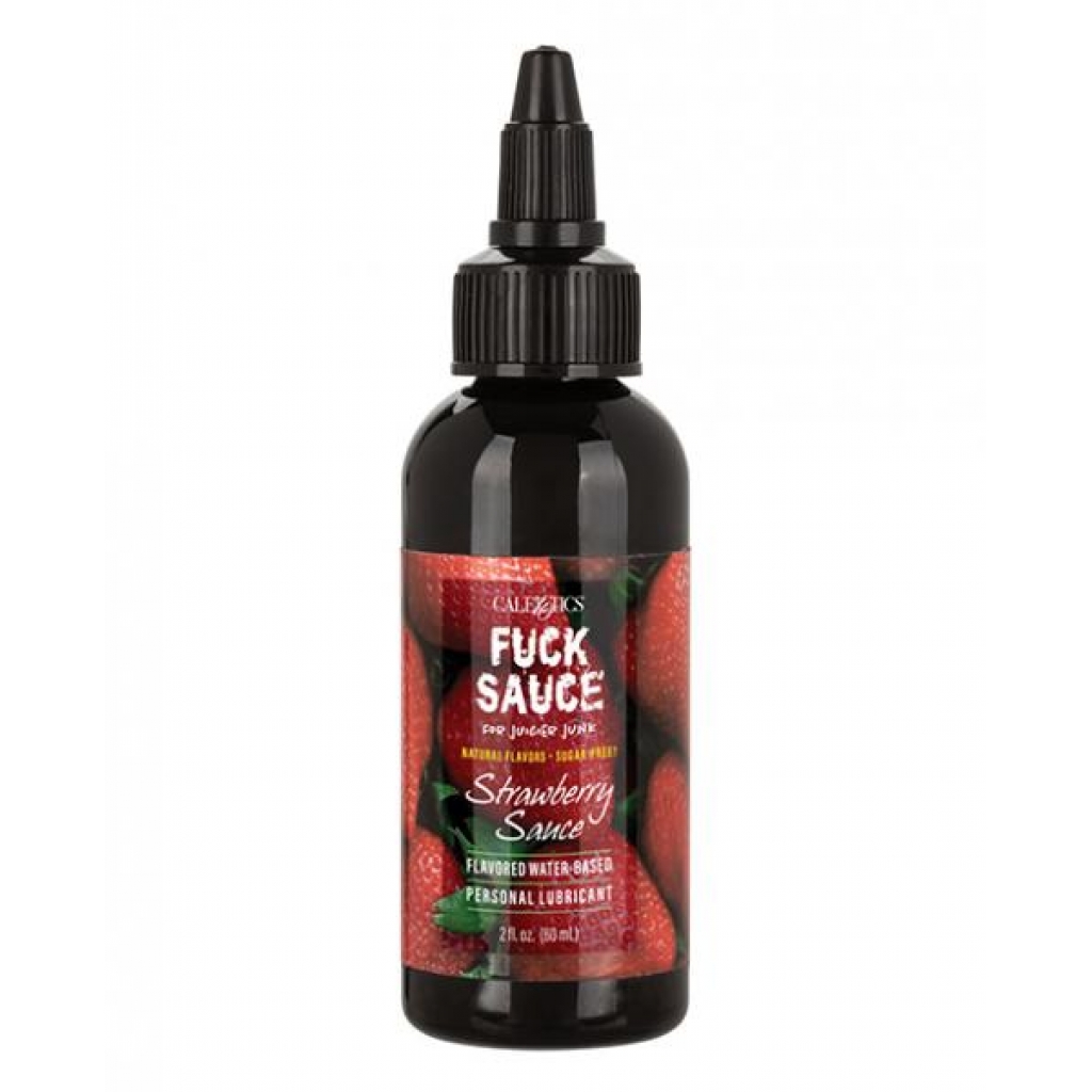 Fuck Sauce Flavored Water-Based Personal Lubricant - Strawberry