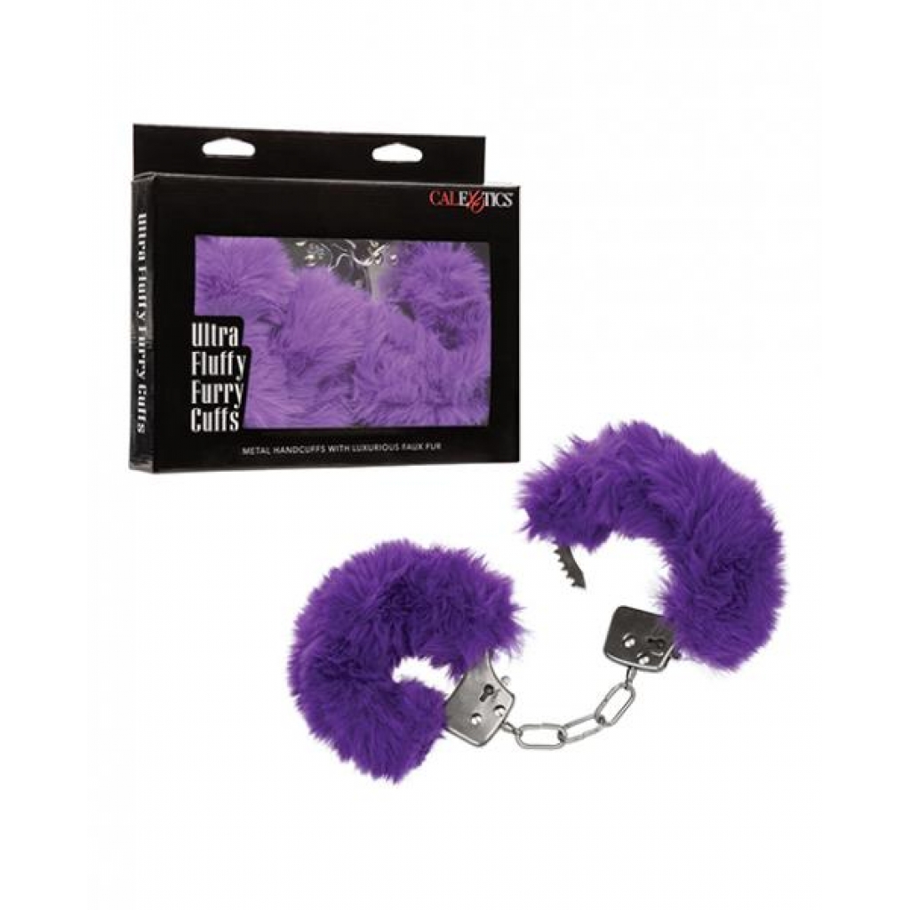 Ultra Fluffy Furry Cuffs - Purple