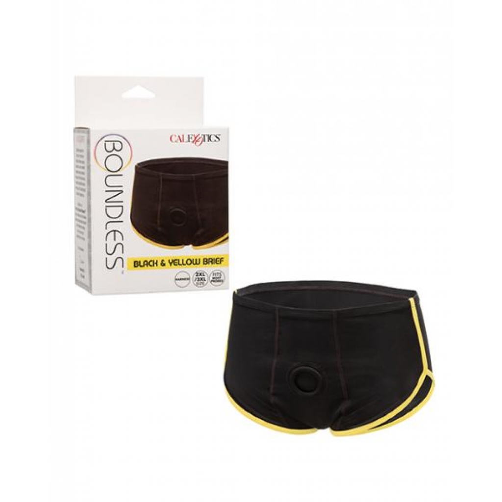 Boundless Boxer Brief - Black/Yellow - 2XL/3XL