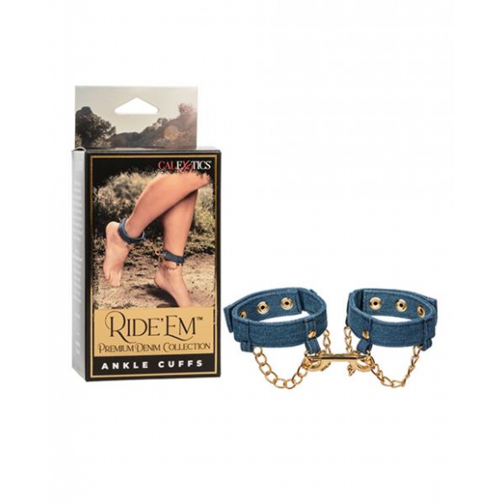 Ride 'em Premium Denim Ankle Cuffs