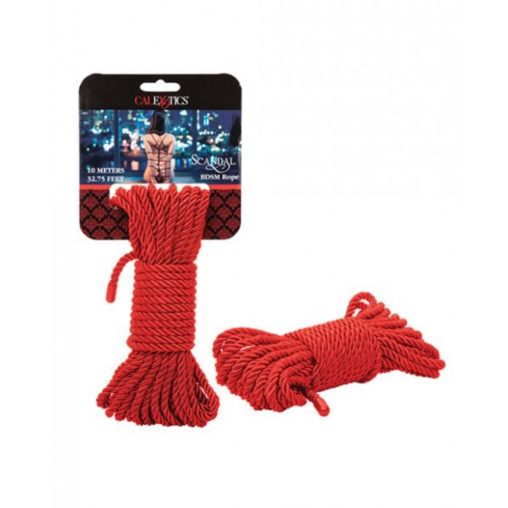 Scandal BDSM Rope 10m - Red