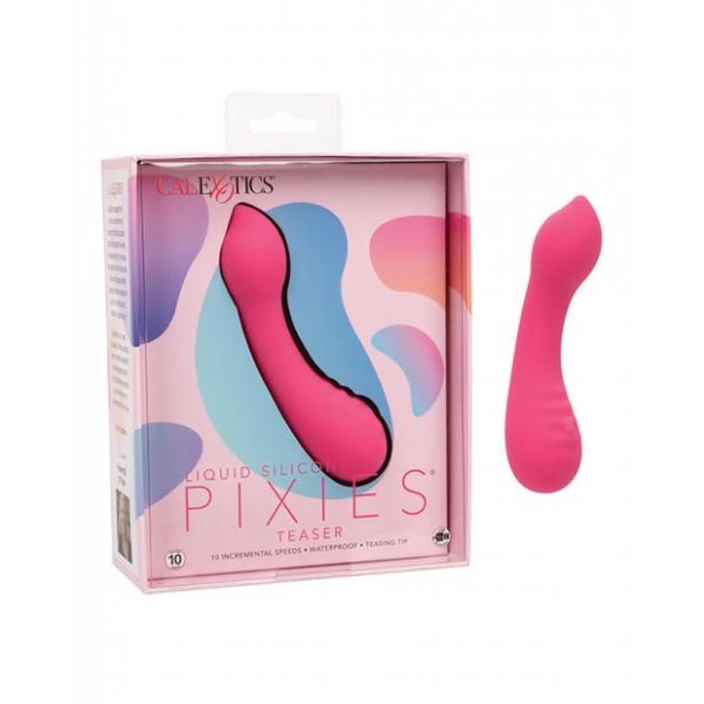 Liquid Silicone Pixies Teaser - Pink Intimate Massager