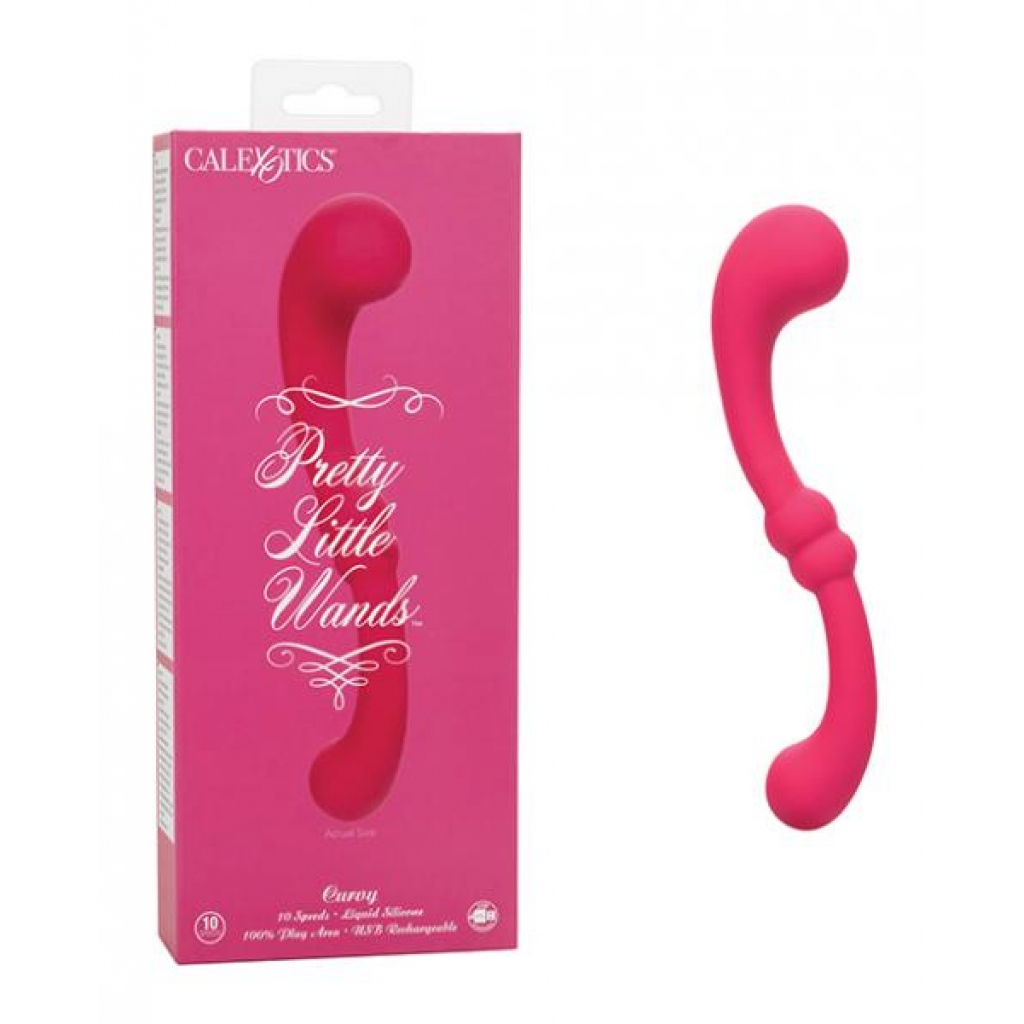 Pretty Little Wands Curvy Massager - Pink Sensual Delight