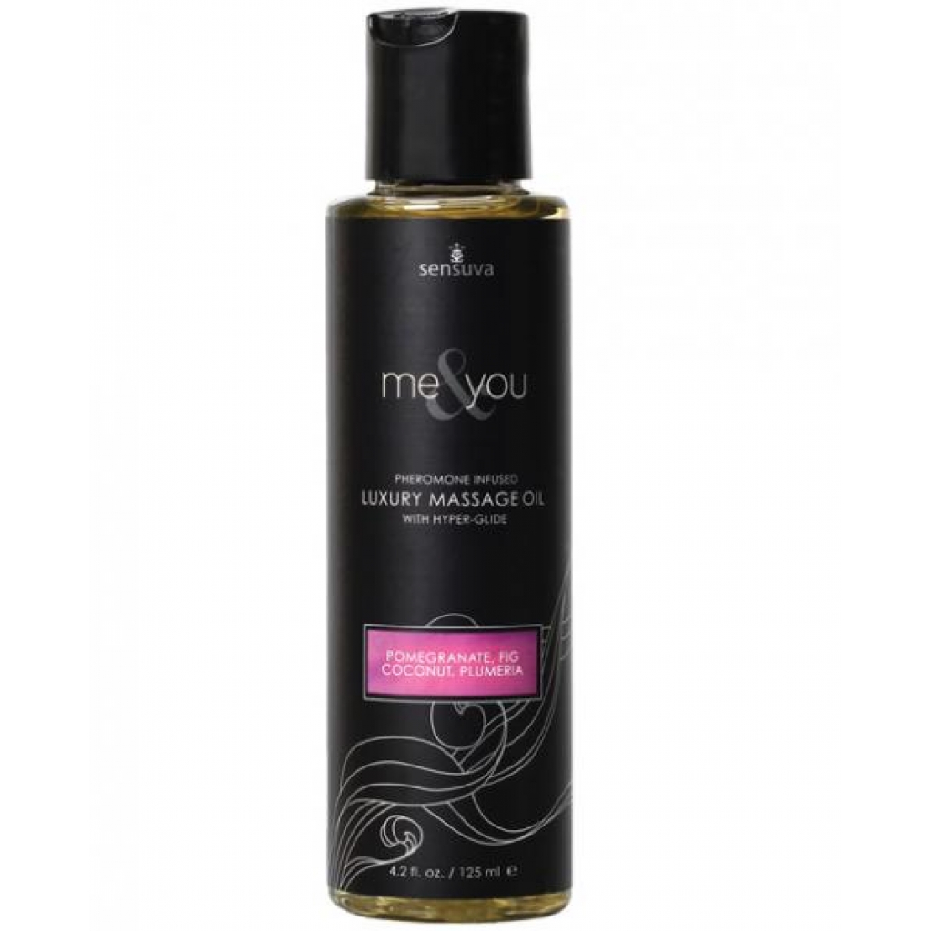 Me & You Massage Oil - Pomegranate Fig/Coconut Plumeria 4.2 oz