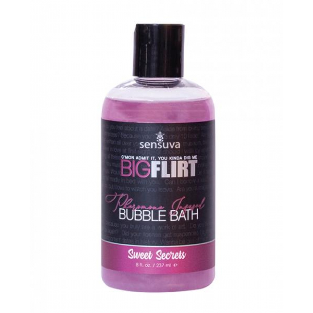 Sensuva Big Flirt Pheromone Bubble Bath - 8 Oz