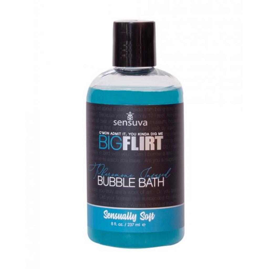 Sensuva Big Flirt Pheromone Bubble Bath - 8 Oz