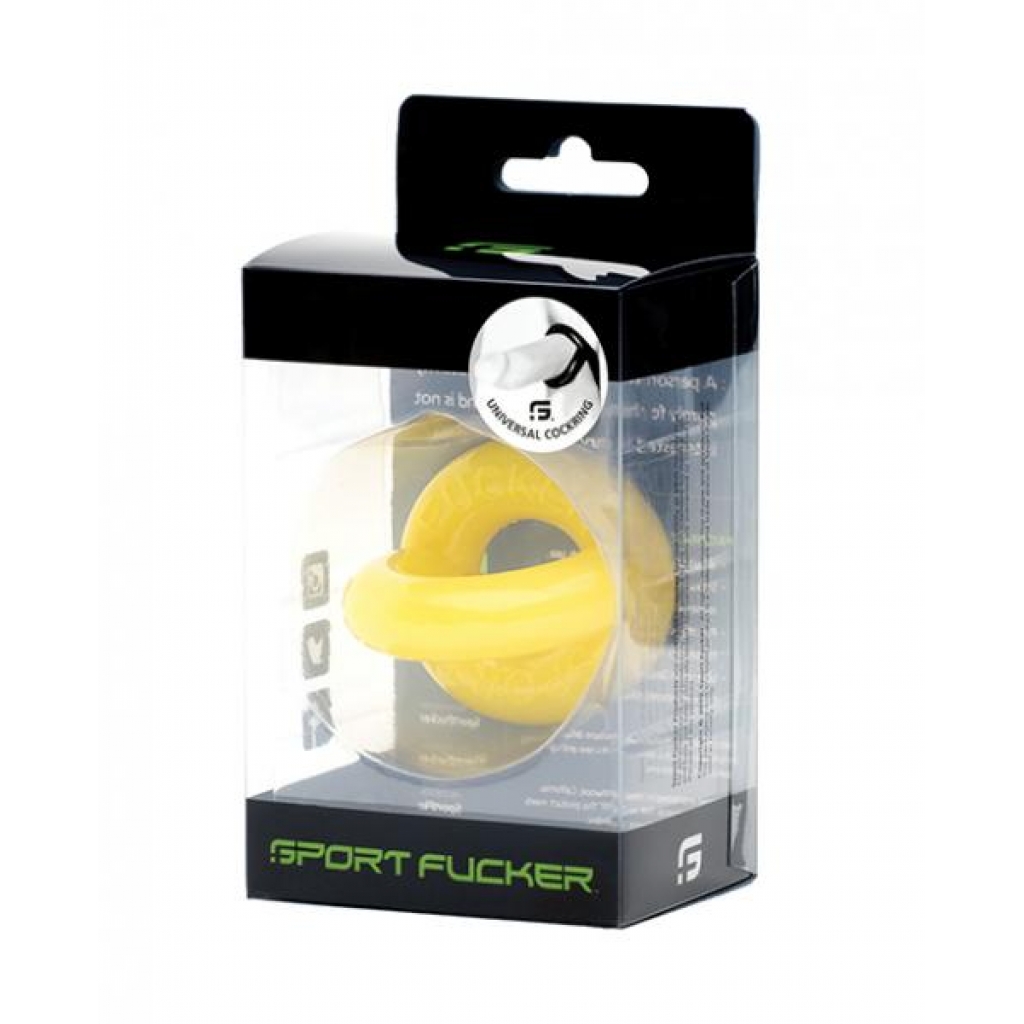 Sport Fucker Universal Cockring - Yellow