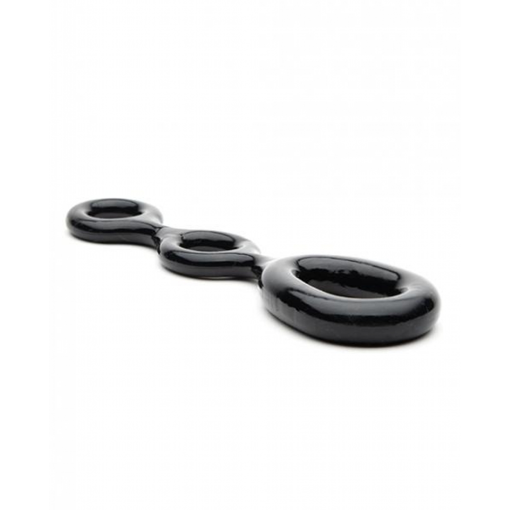 Sport F*cker 3 Way Black Cock, Ball Ring