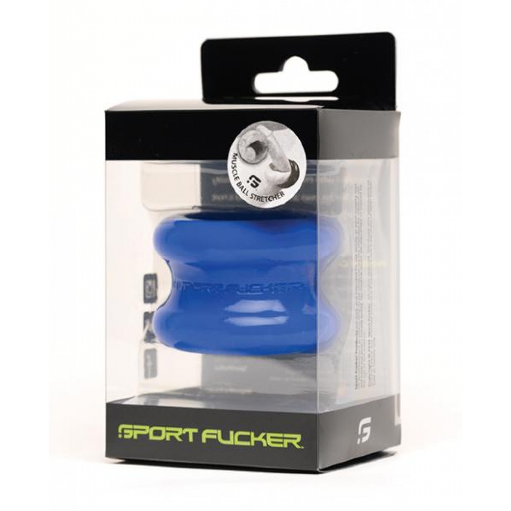 Sport Fucker Muscle Silicone Ball Stretcher - Blue