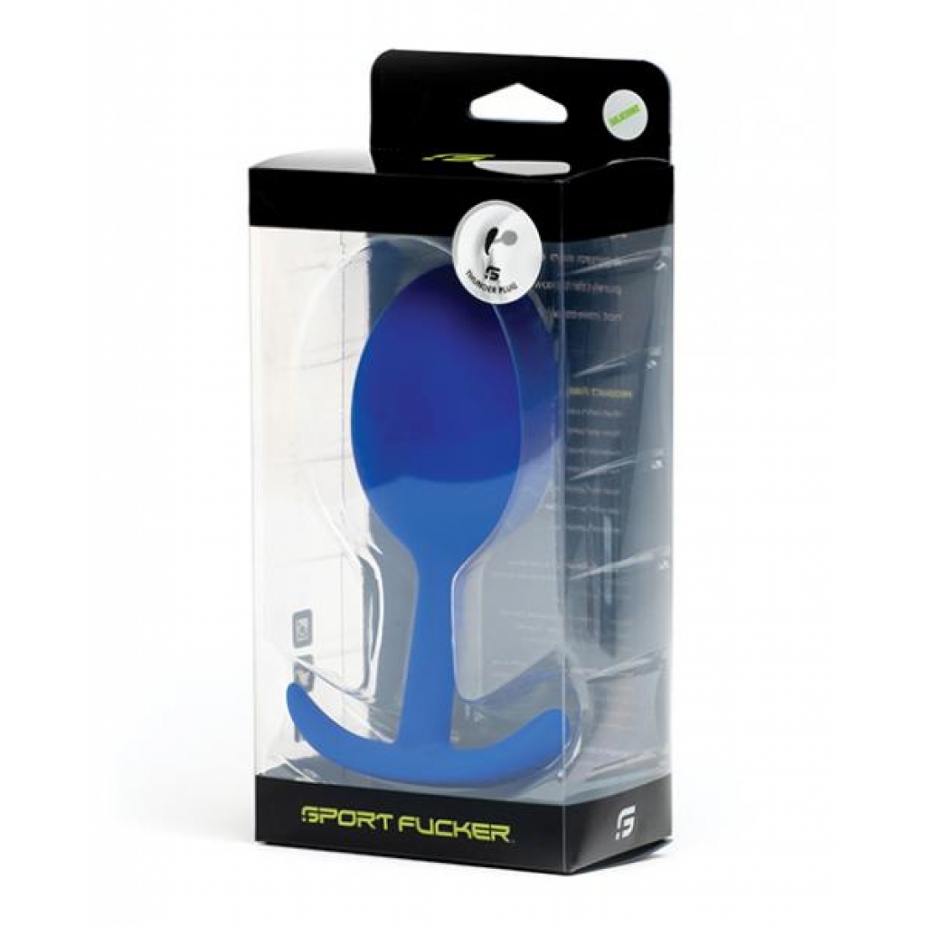 Sport Fucker Thunder Plug Large - Blue for Prostate Pleasure