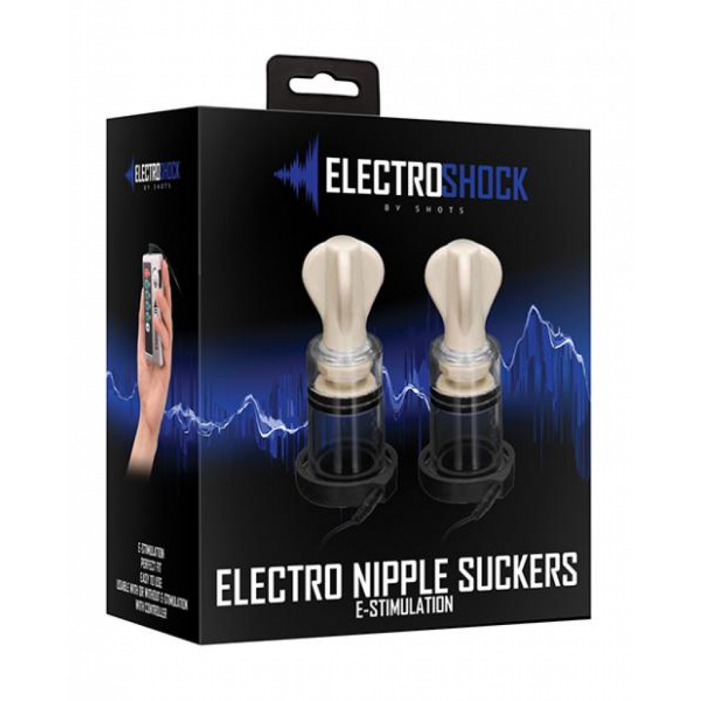 Shots Electroshock Nipple Suckers - Clear