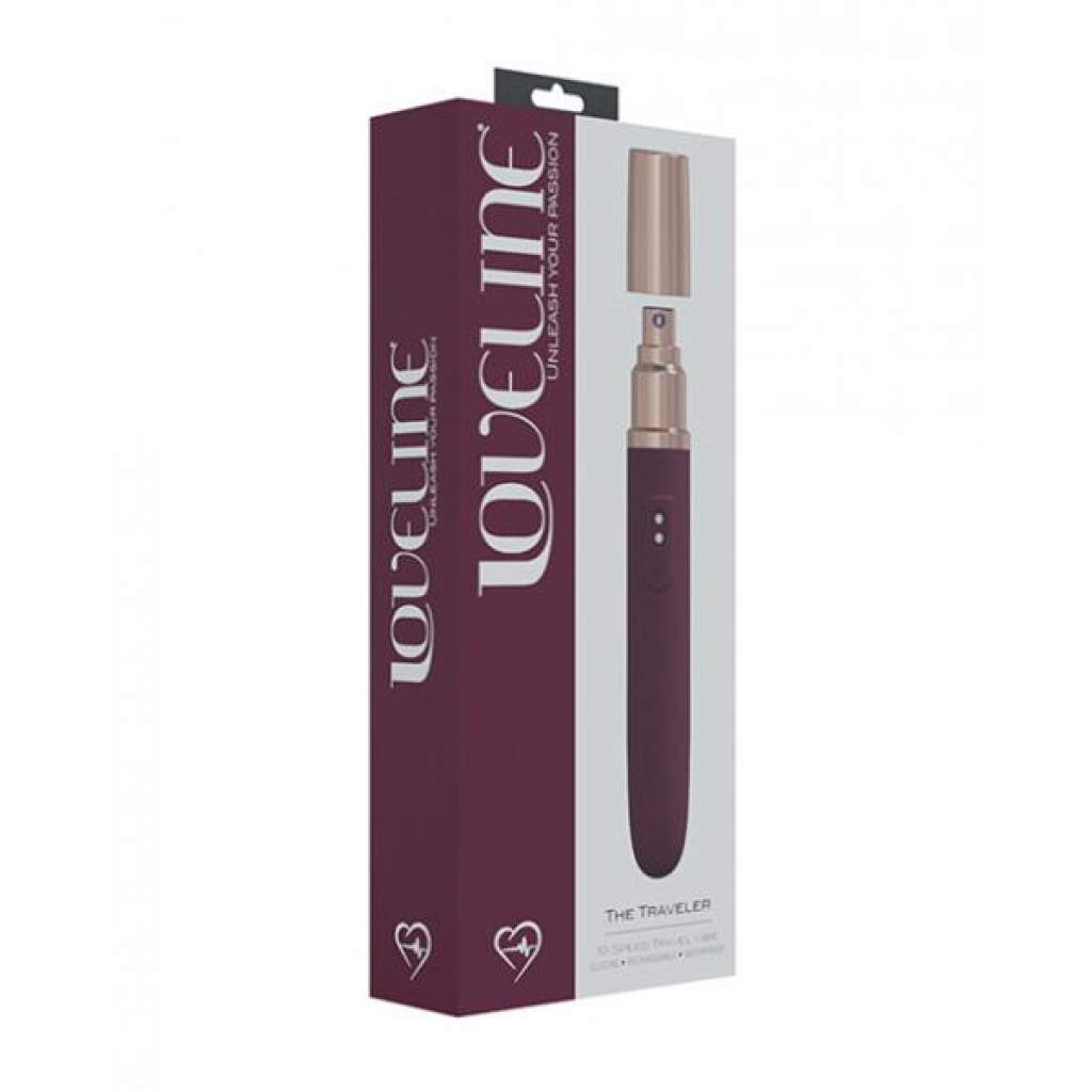 Shots Loveline The Traveler - Burgundy Vibrator