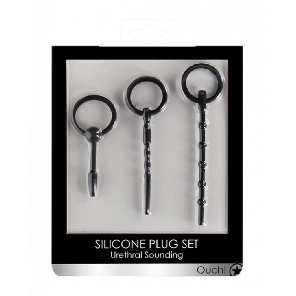 Shots Ouch Urethral Sounding Plug Set - Exploratory Play