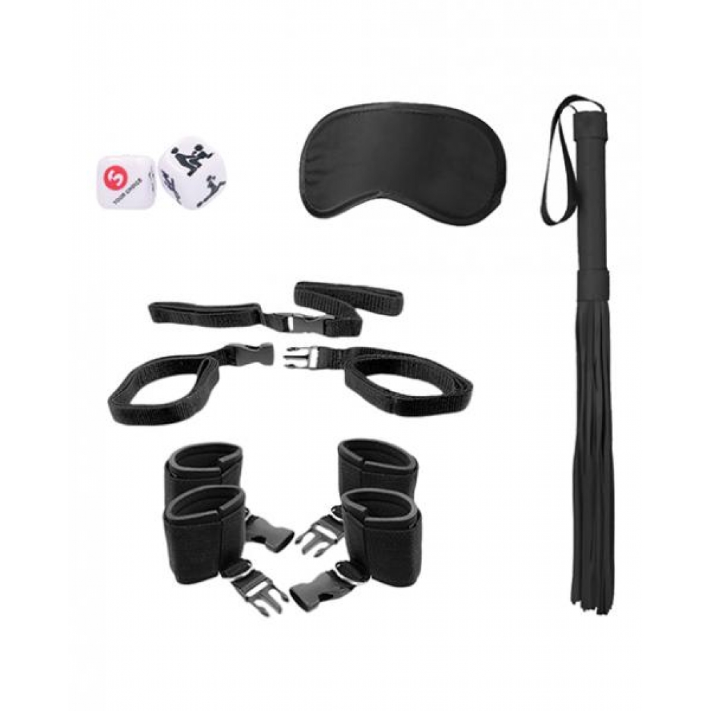 Ouch Bed Post Bindings Restraint Kit - Black