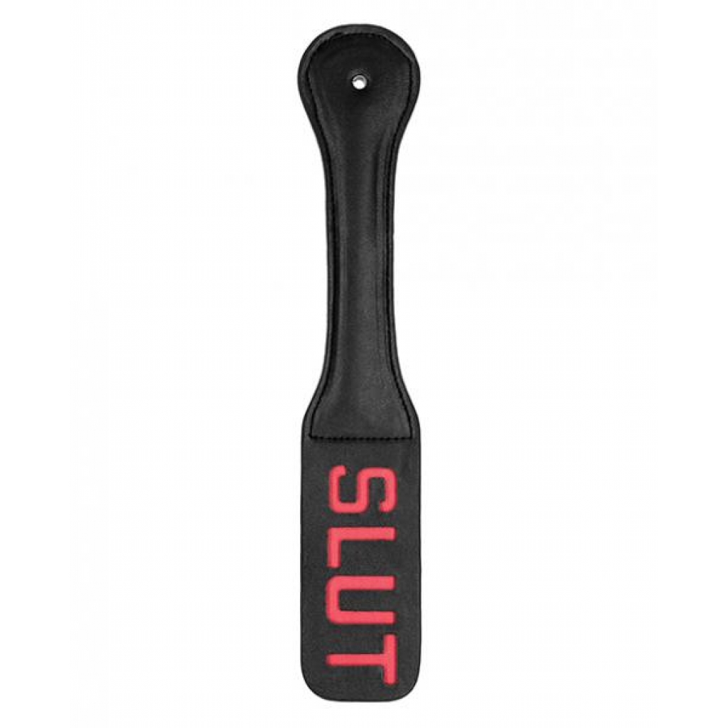 Ouch Slut Impression Paddle - Black