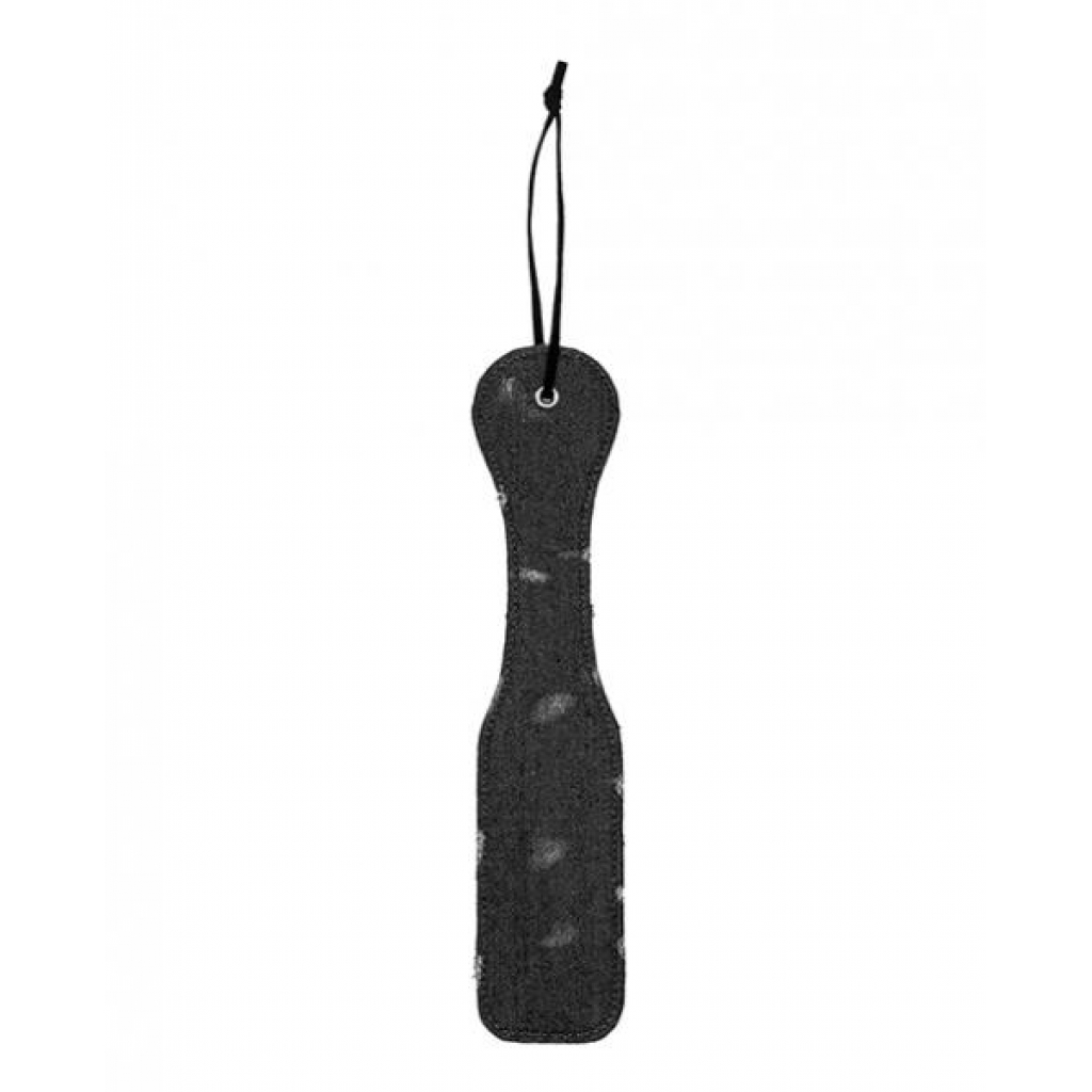 Denim Paddle - Enhance Your Kinky Play in Black