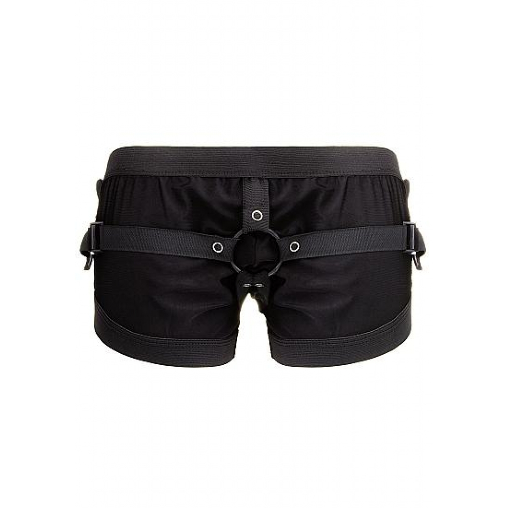 Realrock Boxer with Harness - Black O/S