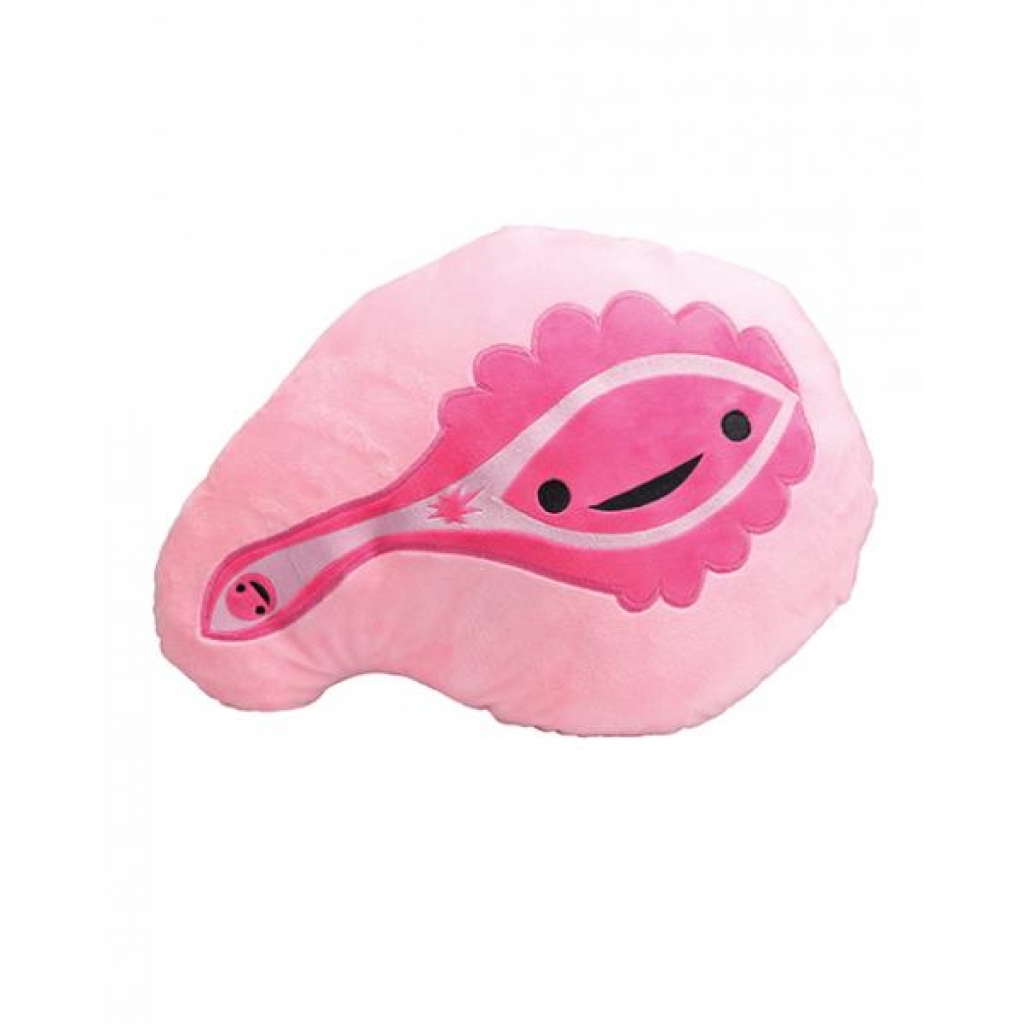 Shots Toys Plushie Pussy Cushion with Storage Pouch - Pink