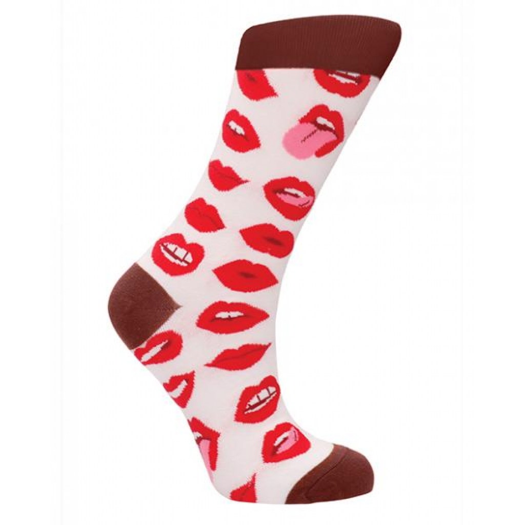 Sexy Socks Lip Love Female - S/M