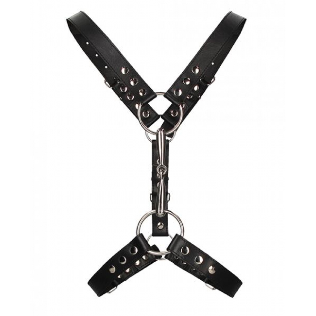 Shots Uomo Men's Harness with Metal Bit - Bold Addition