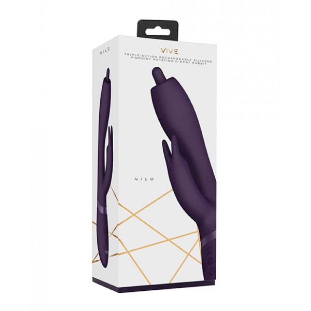 Shots Vive Nilo - Purple Two-in-One G-Spot Rabbit