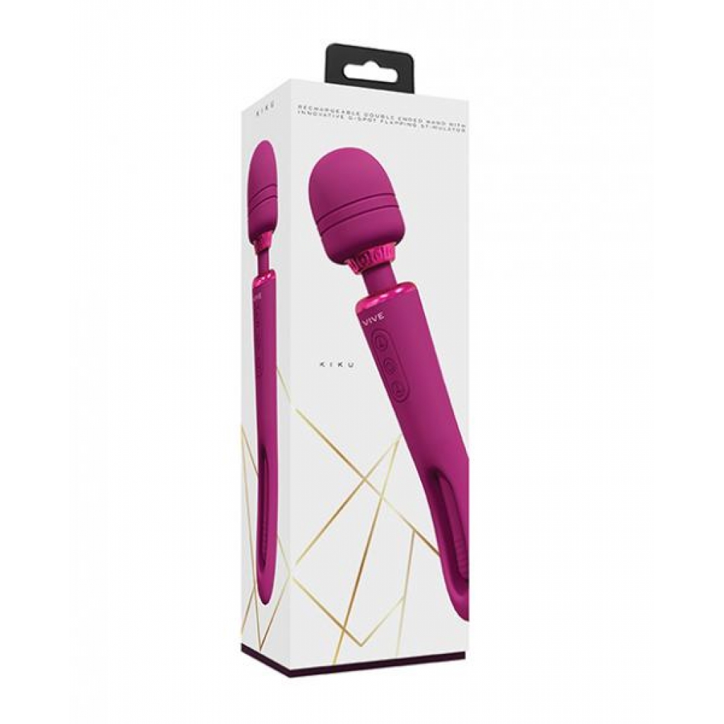 Shots Vive Kiku Double Ended Wand & G-spot Stimulator - Pink