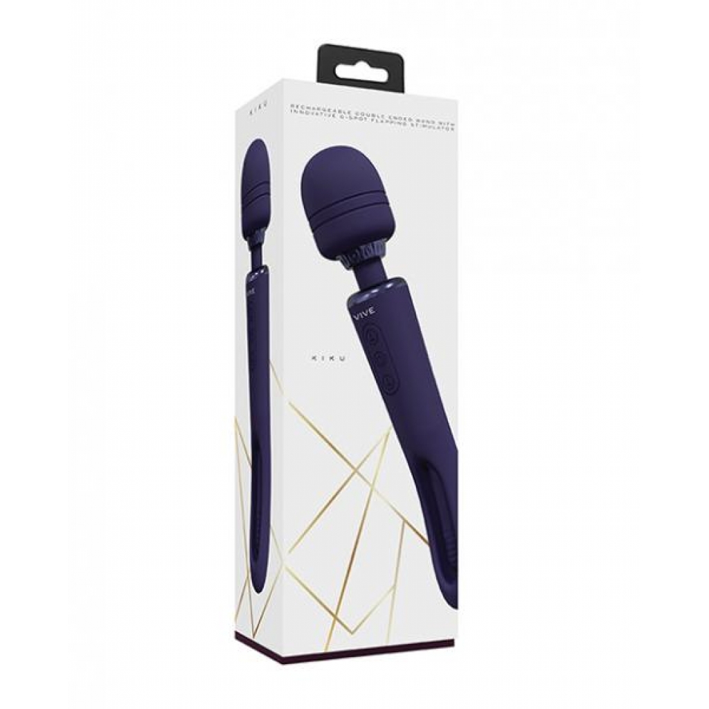 Shots Vive Kiku Dual-Ended Wand & G-spot Stimulator - Purple