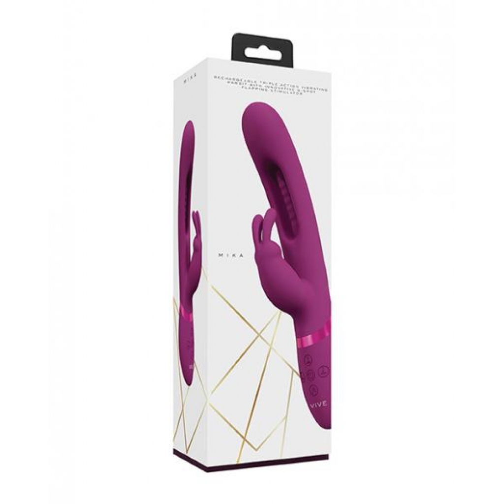 Shots Vive Mika Flapping Tongue Rabbit Vibrator - Pink