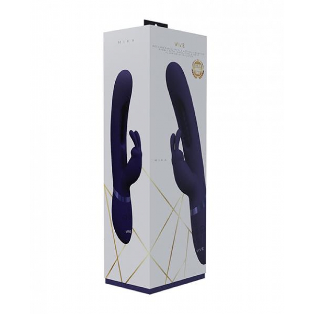 Vive Mika Flapping Tongue Rabbit Vibrator - Purple