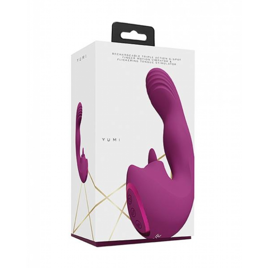 Shots Yumi Triple Action G-Spot Vibrator - Intense Pleasure