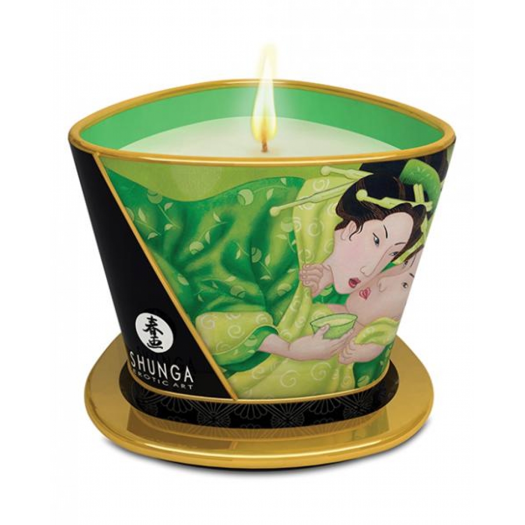 Shunga Massage Candle Zenitude Exotic Green Tea 5.7oz