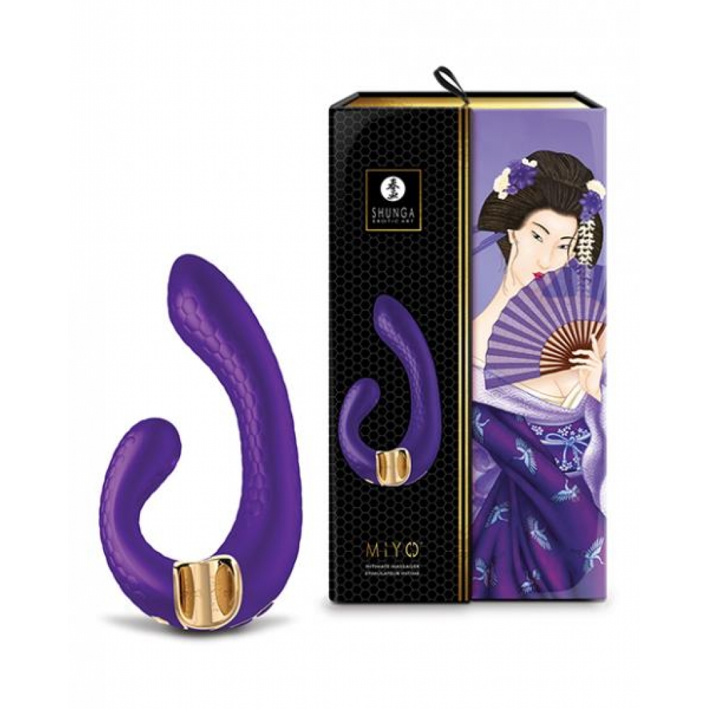 Shunga Miyo Intimate Massager - Purple for Enhanced Pleasure