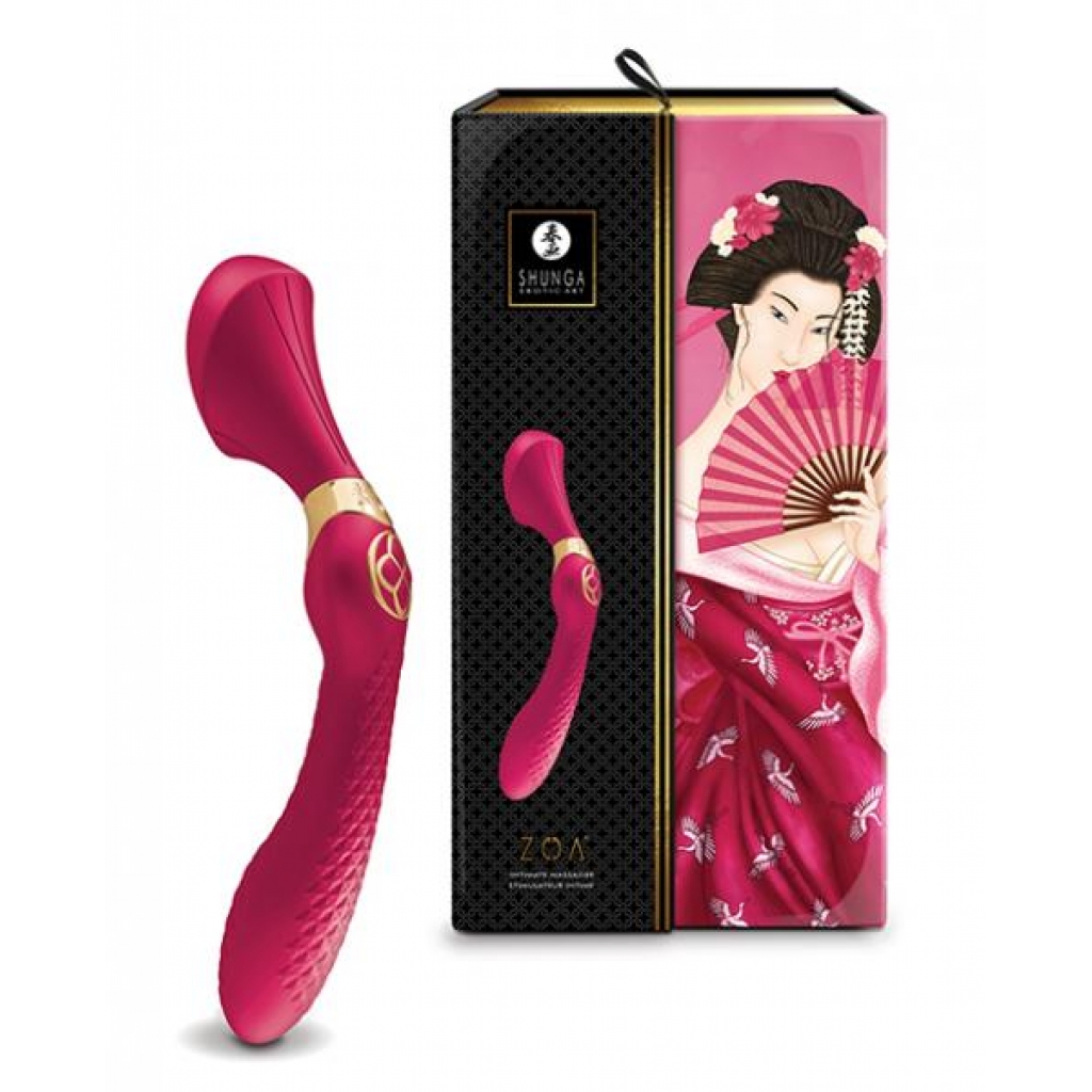 Shunga Zoa Intimate Massager - Raspberry Sensation