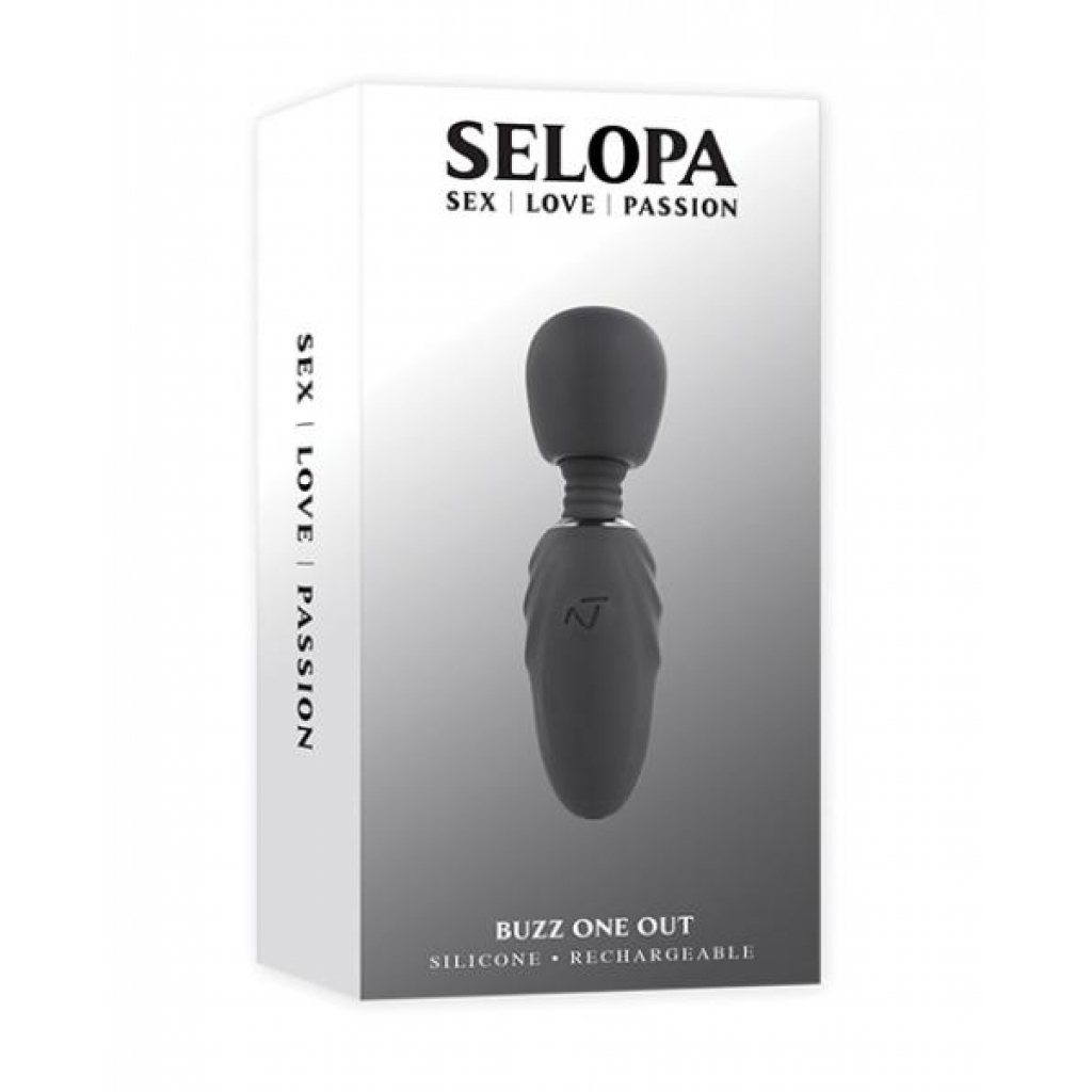 Selopa Buzz One Out Mini Wand - Petite Power in Black