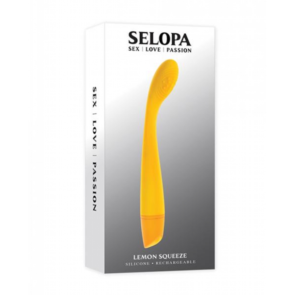 Selopa Lemon Squeeze Vibrating Slim Vibe - Effortless G-Spot Stimulation