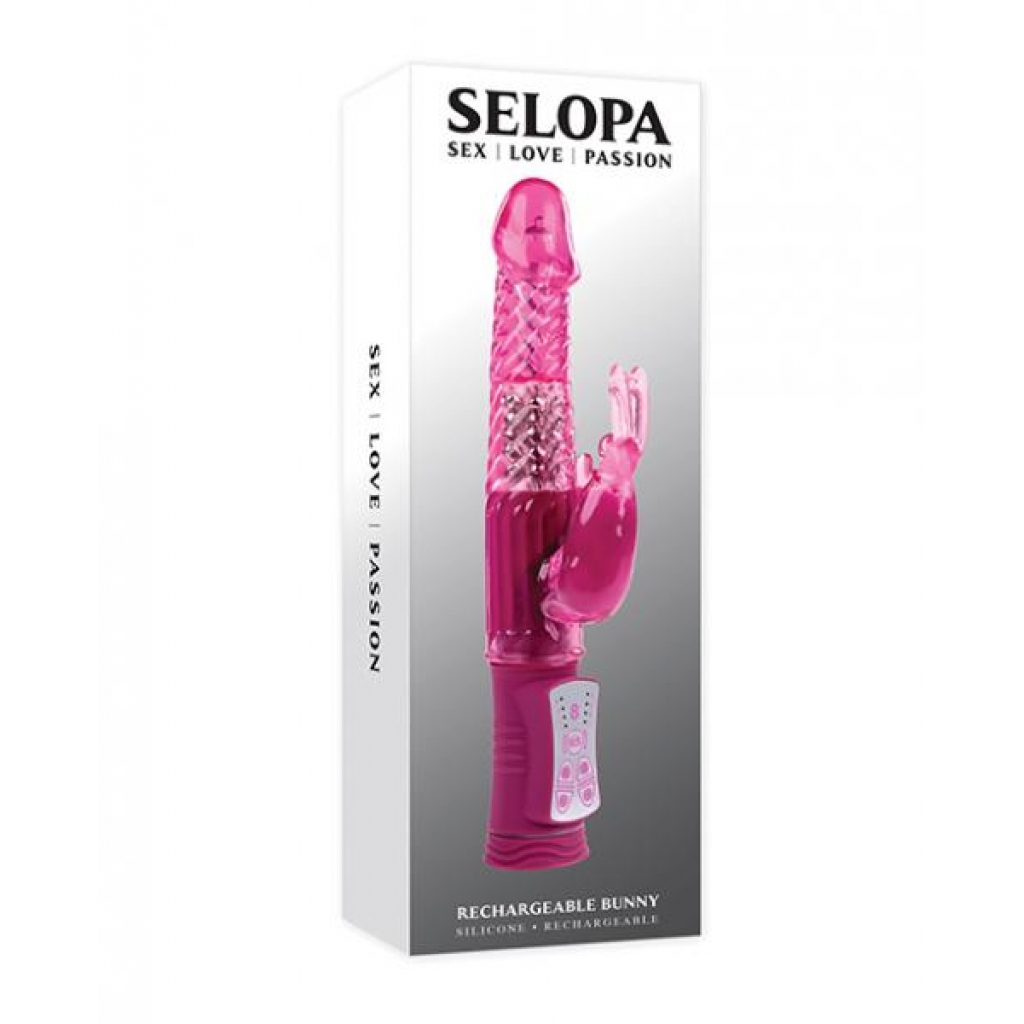 Selopa Rechargeable Bunny - Pink Dual Pleasure