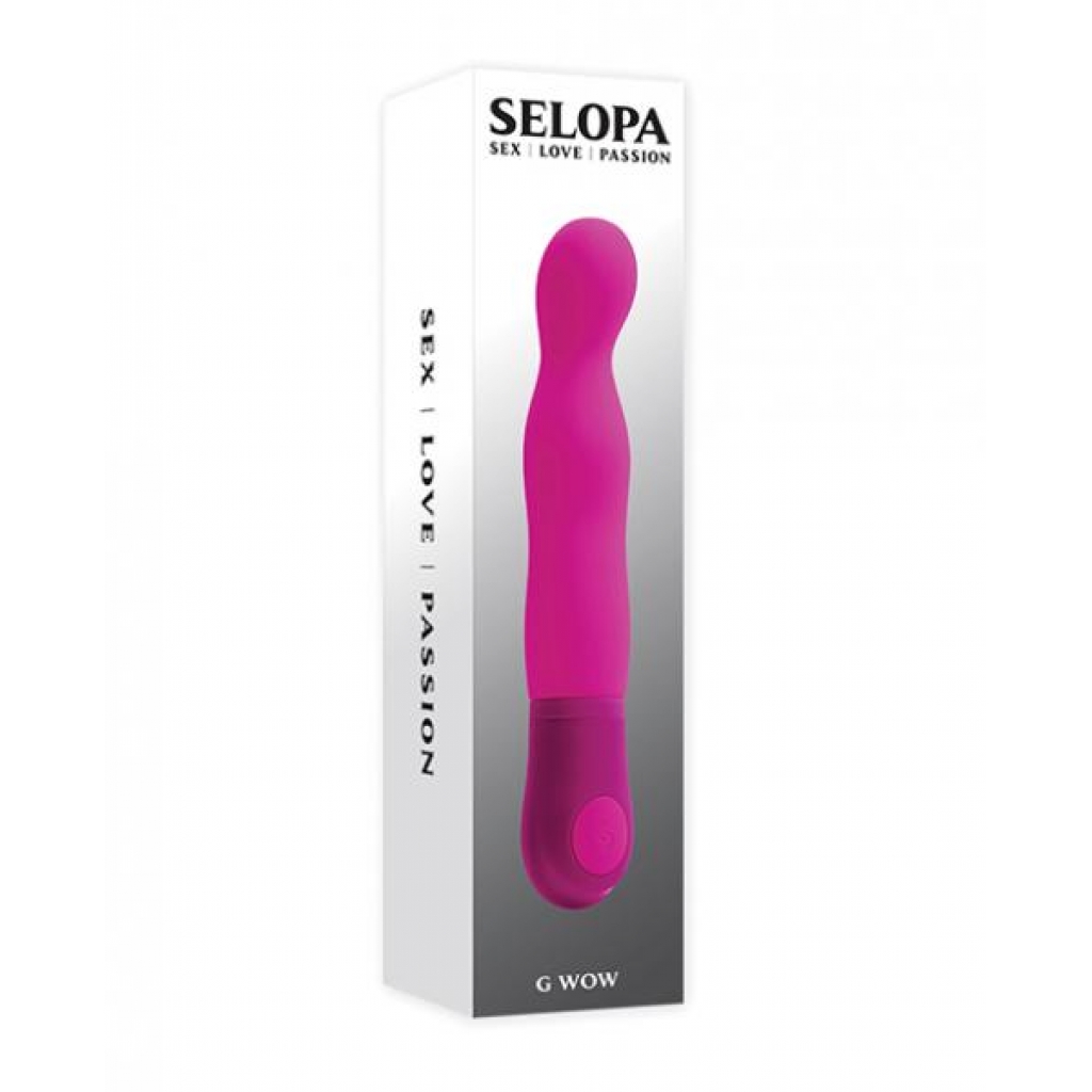 Selopa G Wow Vibrator - Pink for G-Spot Stimulation