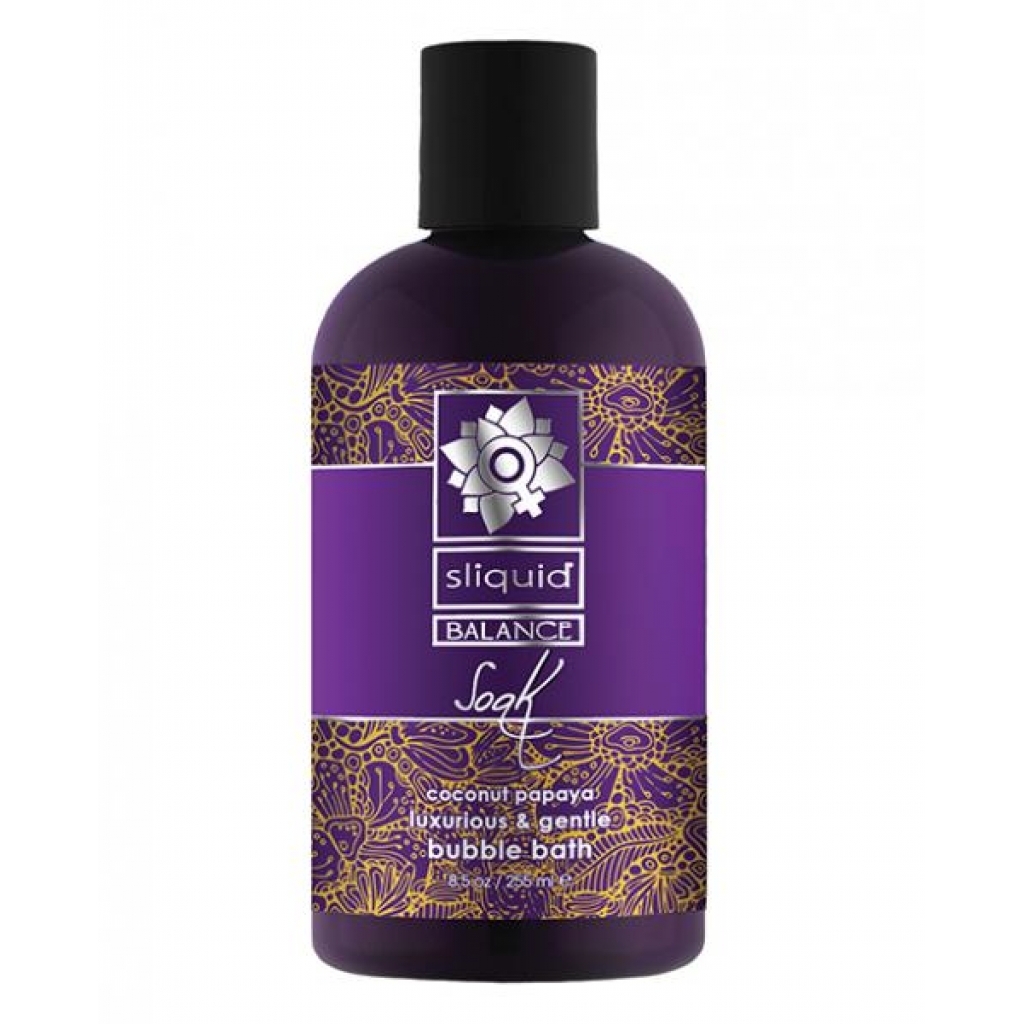 Sliquid Balance Soak Bubble Bath - Coconut Papaya Scent