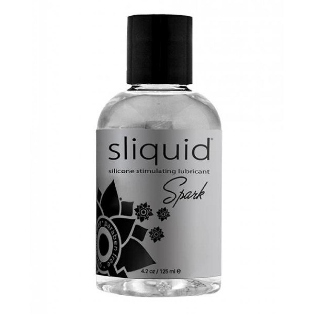 Sliquid Naturals Spark Booty Buzz Silicone Lubricant - 4.2 oz