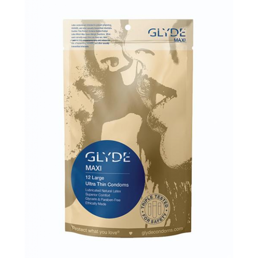 Glyde Maxi - Pack of 12 Condoms