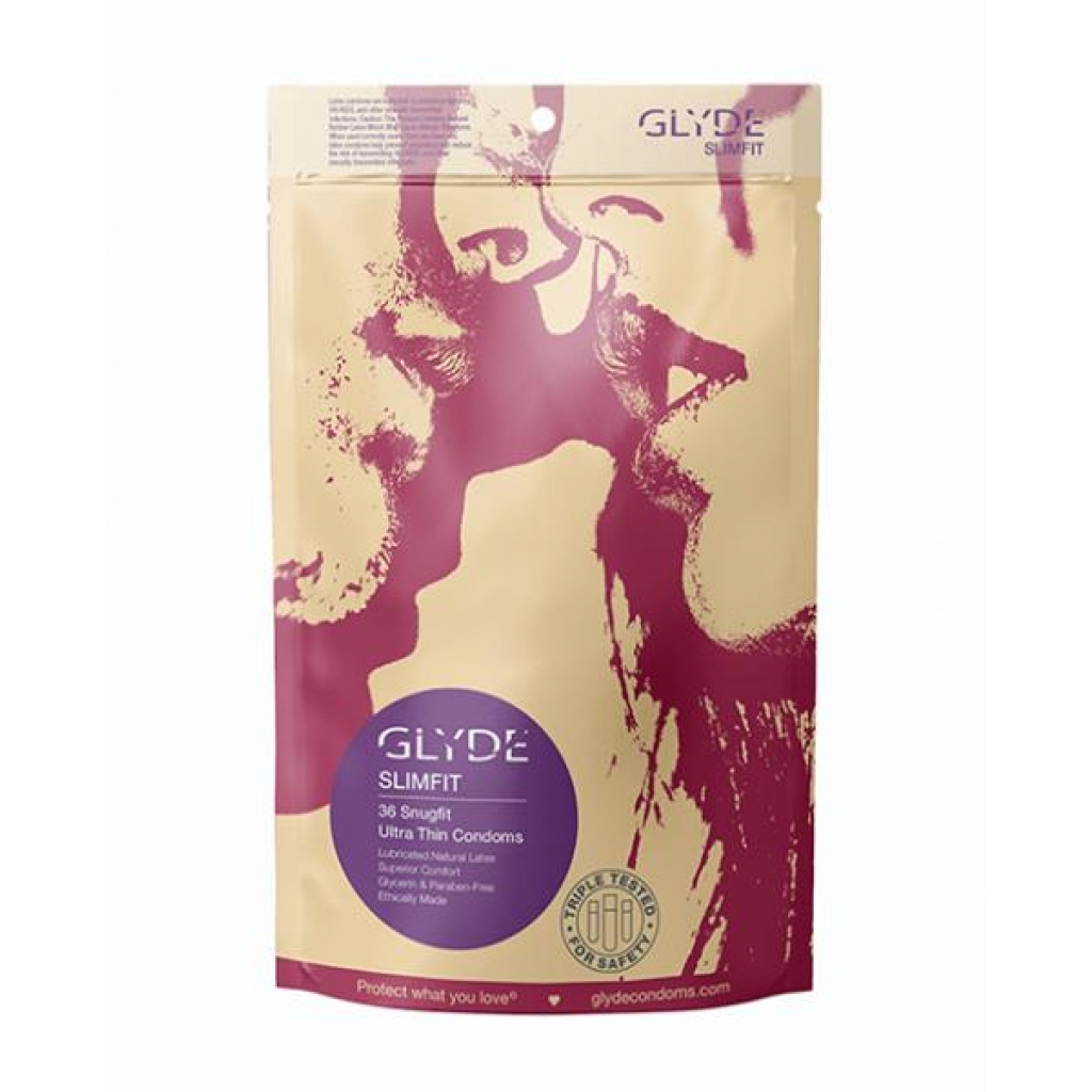 Glyde Slim Condoms - Pack Of 36