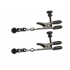 Black Beaded Clamps - Adjustable Broad Tip - Enhance Your Pleasure